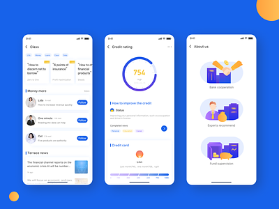 Pocket cat app appdesign financial app icon 个人中心 金融