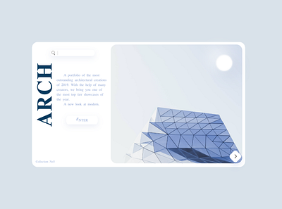 Arch branding clean design flat illustration minimal typography ui ux web
