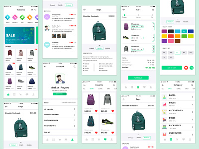 iOS APP UI/UX DESIGN app design shop store ui ux