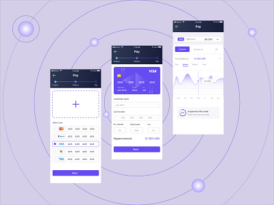 Payment - Mobile App app balace design pay payment uiux