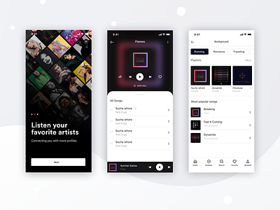 Music Application Design