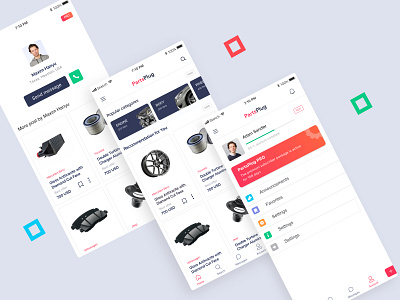 Auto Parts Shop app 2020 design apple auto ios shop ui ui kit
