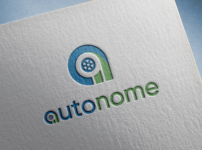Logo design ''autonome'' 2021 logo auto car creative parts trend