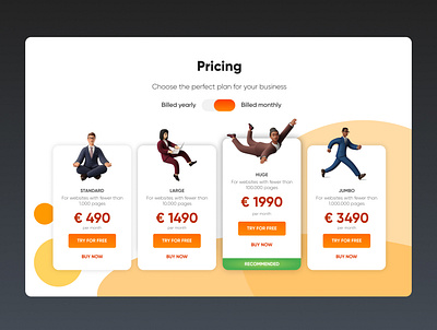 Daily UI #030 - Pricing dailyui dailyuichallenge pricing pricing table