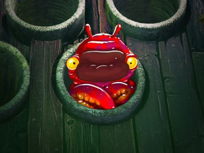 Hello there! animal cancer character crab creature design illustration iphone game