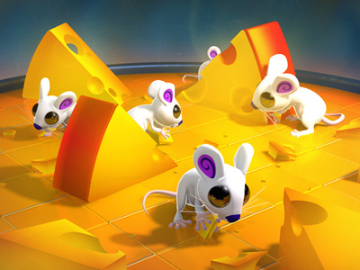 Say "Cheese" | MouseCraft 3d animation cheese game indie mice mouse trailer