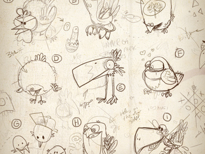 late nite birdie doodlin' birds doodle game ios sketch
