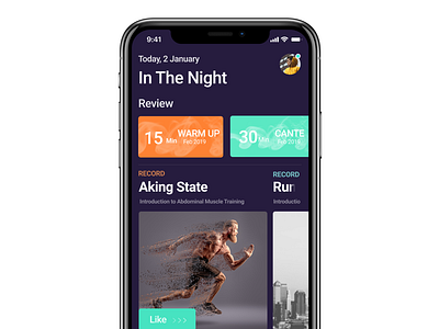 Run - Marathon App Design