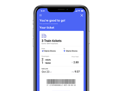 Train booking - Ticket App