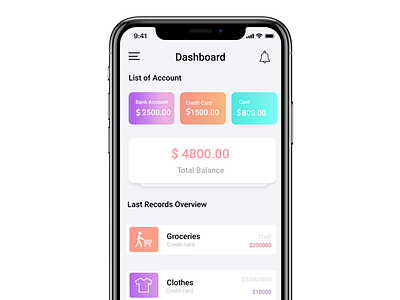 Finance - Money - Personal Wallet App