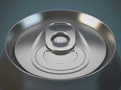 Soda Can Render 3d 3ds max aluminum can lid render soda vray