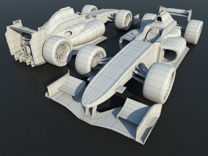 F1 Race Car -update by Robert Hall on Dribbble