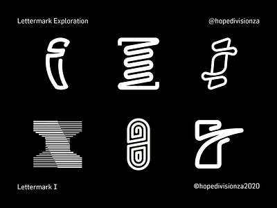 Lettermark I branding design icon logo typography vector