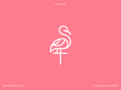 Flamingo ○○ design flamingo flamingo logo icon logo vector