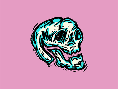 Skull Illustration design illustration logo vector