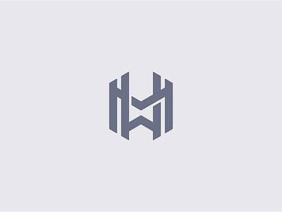 wm letter-mark icon typography vector