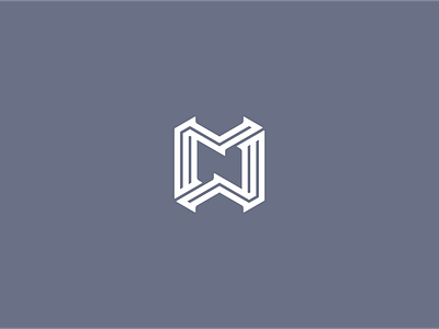 mw ambigram icon logo typography