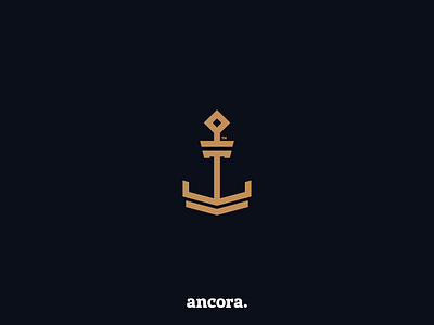 anchor branding icon vector