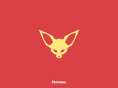 Fennec icon logo vector