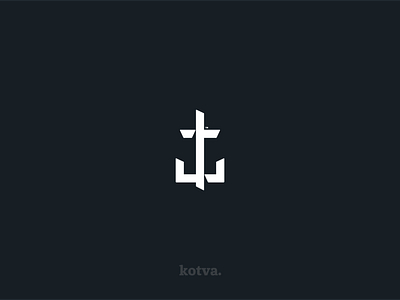 anchor design icon vector