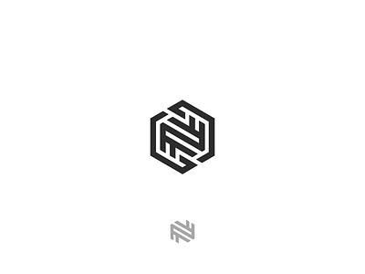monogram_N icon logo typography