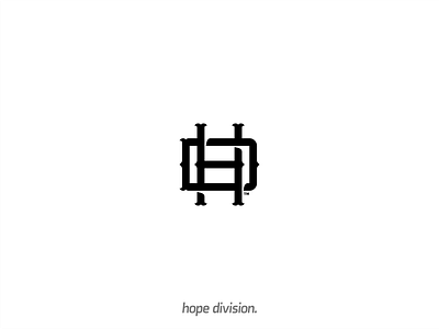 Hope Division branding design icon logo typography
