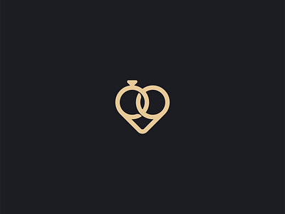 infinity heartrings design icon