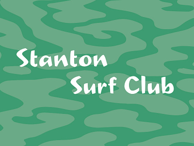 Surf Club branding hotel logo surf