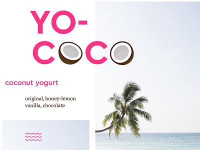 Yococo branding coconut identity logo