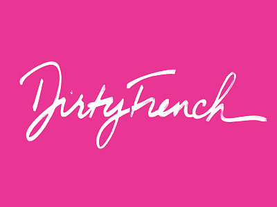 Dirty French 2 french lettering restaurant