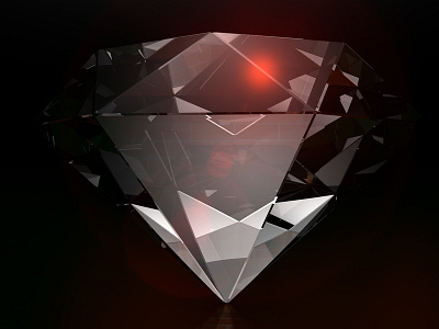 Diamond 3d 3d animation 3d art c4d cinema4d design diamond dribbble illustration illustrator jewelry