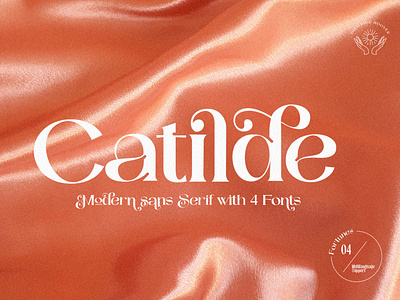 Catilde Typeface creativemarket font fonts modern logo sanserif typography