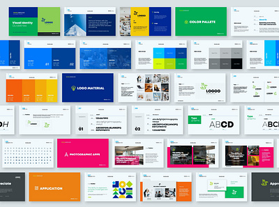 Branding Presentation graphic design powerpoint ppt template ui