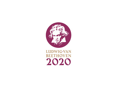 Beethoven jubilee 2020 beethoven branding design emblem graphic design illustration logo typography vector