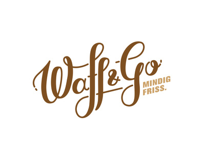 Waff and Go logo typography