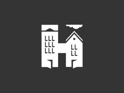 Hospitality Group illustration logo typography
