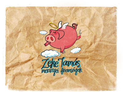 Zeke Tamás Butcher Identity illustration logo