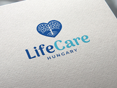 Life Care Logo illustration logo typography