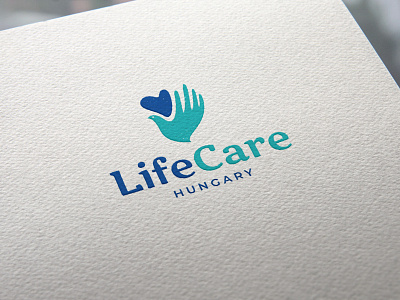 LifeCare Logo illustration logo typography