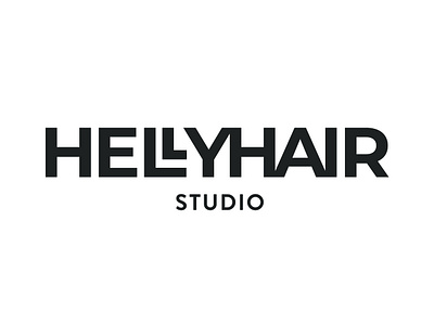 Hair Studio Logo branding graphic design logo typography