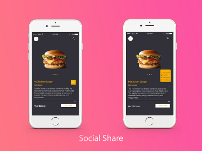 Social Share app design mobileapp mobileappdesign socialshare ui uiuxdesign ux