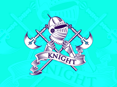 knight 商标 插图 设计
