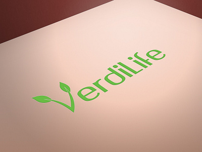 VERDILIFE GREEN 3 MU branding colorful design design logo logo 3d logo design modern logo typography ui