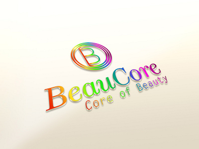 beaucore logo 1 mu beauty logo beauty product branding colorful design fashion design illustration logo logo 3d logo design modern logo