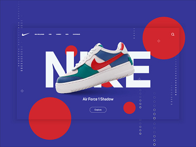 Nike Air Force 1 Shadow airforce nike page shoes shop sneakers uidesign userinterface website