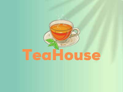 TeaHouse app art design flat graphic design icon logo minimal web