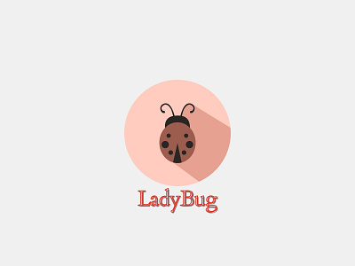 LadyBug art design flat graphic design icon logo minimal