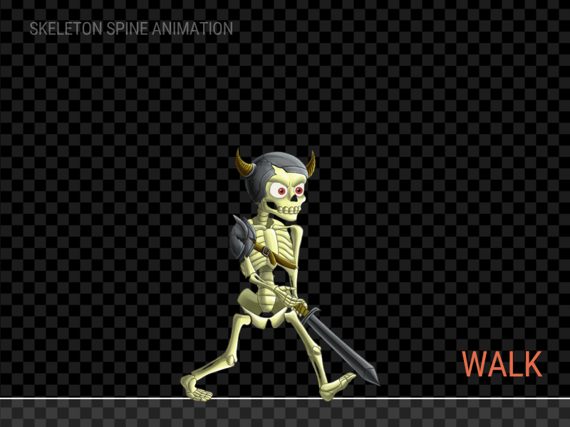 White Walker adobe after effects animation 2d game animation spine