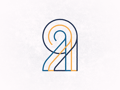 Twenty Nine 29 design mark monogram symbol typography vector