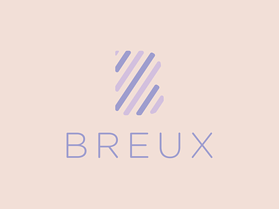 Breux Logo branding design letter b logo typography vector